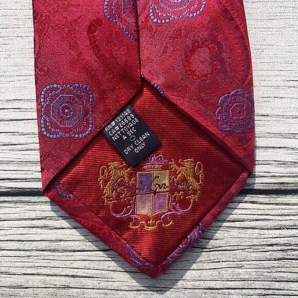 Robert Graham Paisley Floral Print Silk Tie - Picture 4 of 7